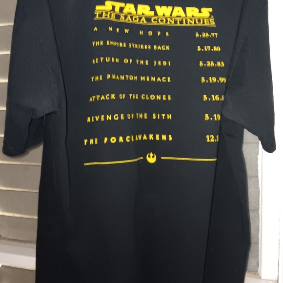 Star wars the force awakens premiere T shirt men's XXL used - Picture 4 of 5
